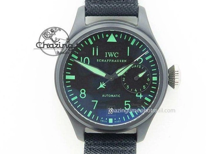 MIROTIME 0331 Pilot Mark XX IW328201 ZF 1:1 Best Edition Black Dial on Black Leather Strap A Affordable 7028